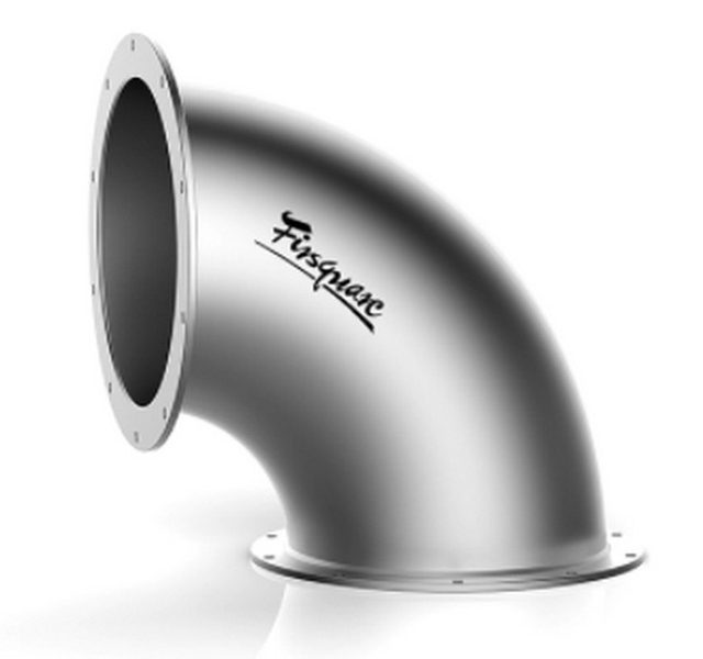 粉塵排氣系統不鏽鋼90°沖壓彎頭 代工廠