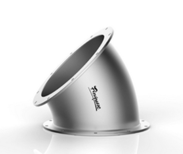 304粉塵不鏽鋼45°沖壓彎頭 加工廠