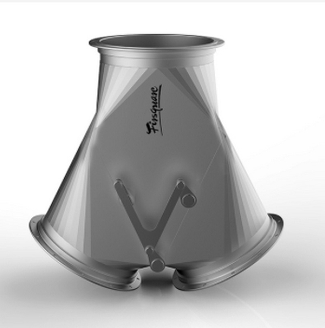 304粉塵不鏽鋼切換閥風管 代工廠