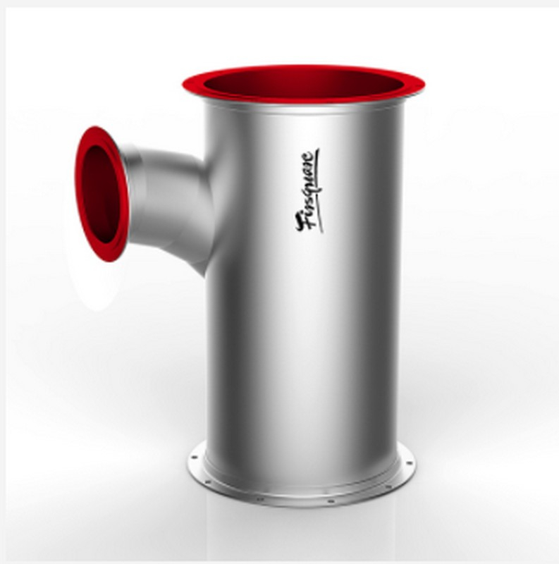 酸鹼不鏽鋼偏心三通風管 代工廠