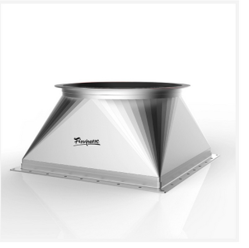 304粉塵不鏽鋼方轉圓接頭風管 供應商