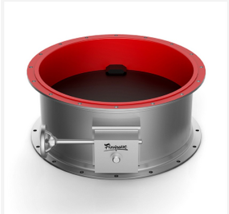 酸鹼排氣系統不鏽鋼圓形蝶閥風管 供應商